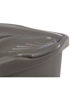 Cesto per i Panni Sporchi Stefanplast Antracite Plastica 50 L 37 x 56 x 39 cm (6 Unità)
