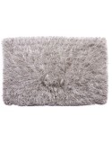 Alfombra Gris Algodón Poliéster 50 x 2 x 80 cm (6 Unidades)