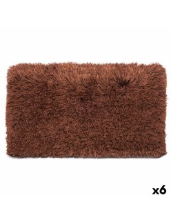 Teppich Braun Baumwolle Polyester 50 x 2 x 80 cm (6 Stück)