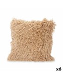 Almofada Bege Algodão Poliéster 45 x 2 x 45 cm (6 Unidades)