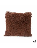 Cuscino Marrone Cotone Poliestere 45 x 2 x 45 cm (6 Unità)