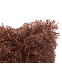 Cojín Marrón Algodón Poliéster 45 x 2 x 45 cm (6 Unidades)