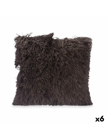 Cojín Gris Algodón Poliéster 45 x 2 x 45 cm (6 Unidades) Cojín Gris Algodón Poliéster 45 x 2 x 45 cm (6 Unidades)