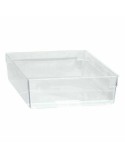 Caja Multiusos   Modular Transparente 22,5 x 15,5 x 5,3 cm (12 Unidades)