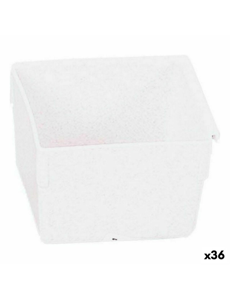 Multi-use Box Modular White 8 x 8 x 5,3 cm (36 Units)