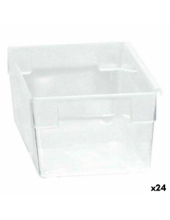 Scatola Multiuso Componibile Trasparente 15 x 8 x 5,3 cm (24 Unità)