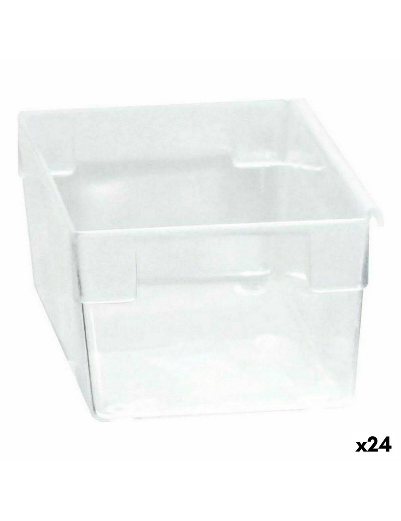 Scatola Multiuso Componibile Trasparente 15 x 8 x 5,3 cm (24 Unità)