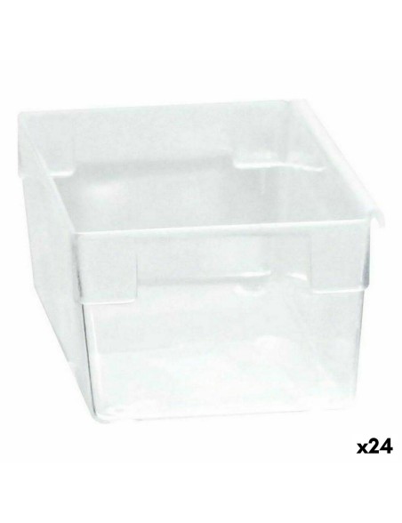 Scatola Multiuso Componibile Trasparente 15 x 8 x 5,3 cm (24 Unità)