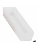 Scatola Multiuso Componibile Bianco 30,5 x 8 x 5,3 cm (12 Unità)