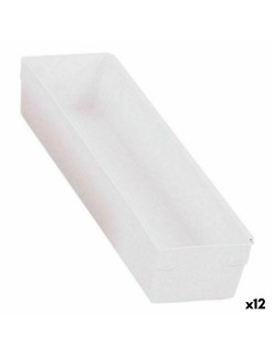 Scatola Multiuso Componibile Bianco 30,5 x 8 x 5,3 cm (12 Unità)