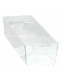 Caja Multiusos Modular Transparente 30,5 x 8 x 5,3 cm (12 Unidades)