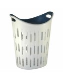 Cesto para la Ropa Sucia Blanco Bandeja 60 L (4 Unidades)