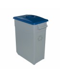 Caixote de Lixo para Reciclagem Denox Azul 65 L (2 Unidades)