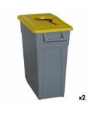 Recycling Papierkorb Denox Gelb 65 L (2 Stück)