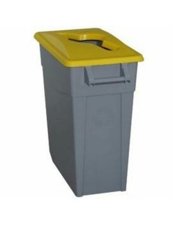 Recycling Papierkorb Denox Gelb 65 L (2 Stück)