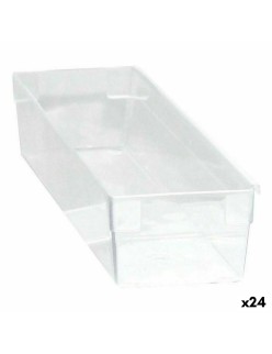 Multi-use Box Modular Transparent 22,5 x 8 x 5,3 cm (24 Units)