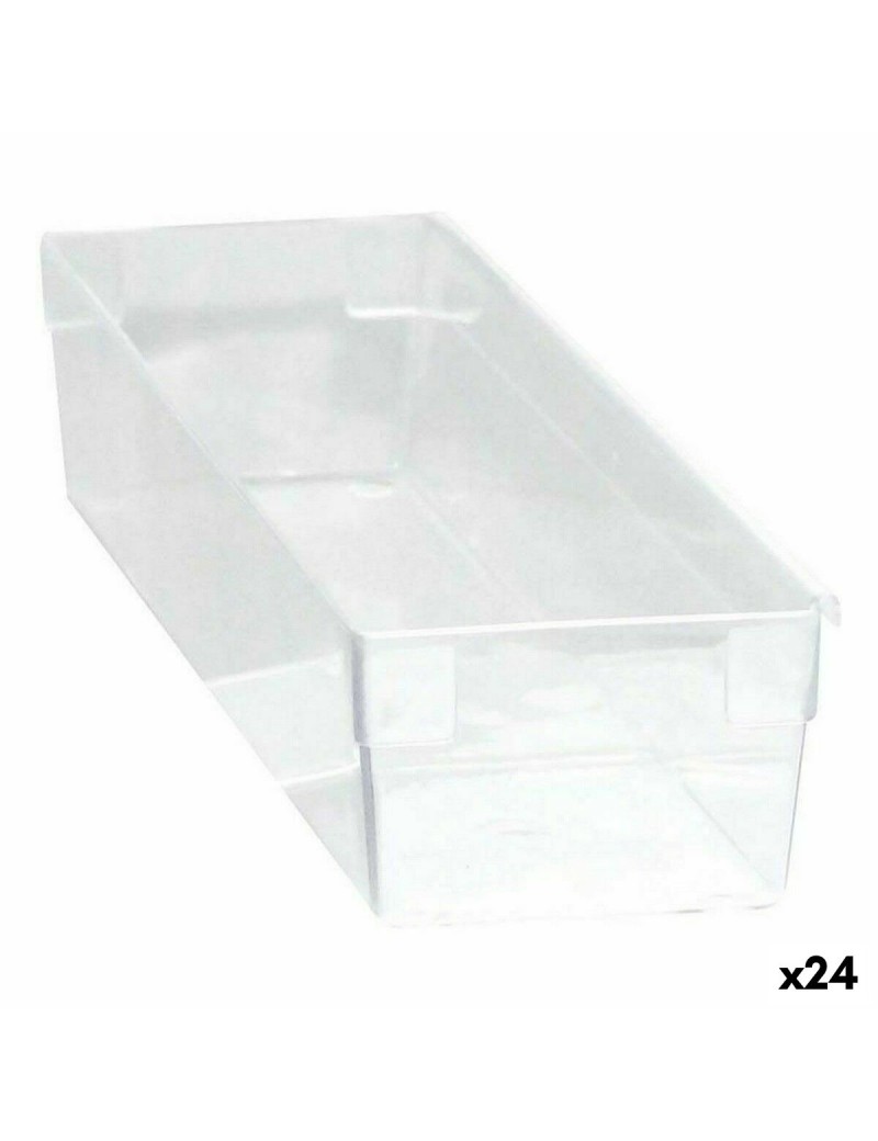 Multi-use Box Modular Transparent 22,5 x 8 x 5,3 cm (24 Units)
