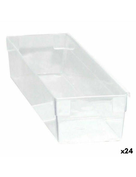 Multi-use Box Modular Transparent 22,5 x 8 x 5,3 cm (24 Units)