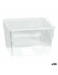 Scatola Multiuso Componibile Trasparente 8 x 8 x 5,3 cm (36 Unità)