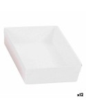 Multi-use Box Modular White 22,5 x 15,5 x 5,3 cm (12 Units)