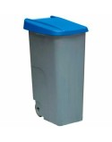 Cubo de Basura con Ruedas Denox 110 L Azul 58 x 41 x 89 cm