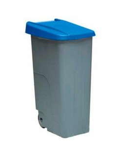 Cubo de Basura con Ruedas Denox 110 L Azul 58 x 41 x 89 cm