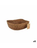 Multi-purpose basket Privilege   wicker Squared 22 x 22 x 8 cm (12 Units)