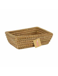 Cesta Multiusos Privilege Korne Castanho vime Retangular 30 x 23 x 9 cm (12 Unidades)
