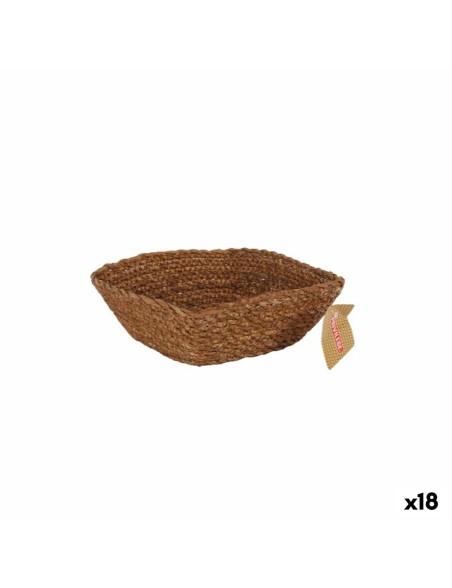 Multi-purpose basket Privilege   wicker Squared 17 x 17 x 7 cm (18 Units)