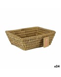 Cesta Multiusos Privilege Korne Castanho vime Retangular 25 x 20 x 8 cm (24 Unidades)