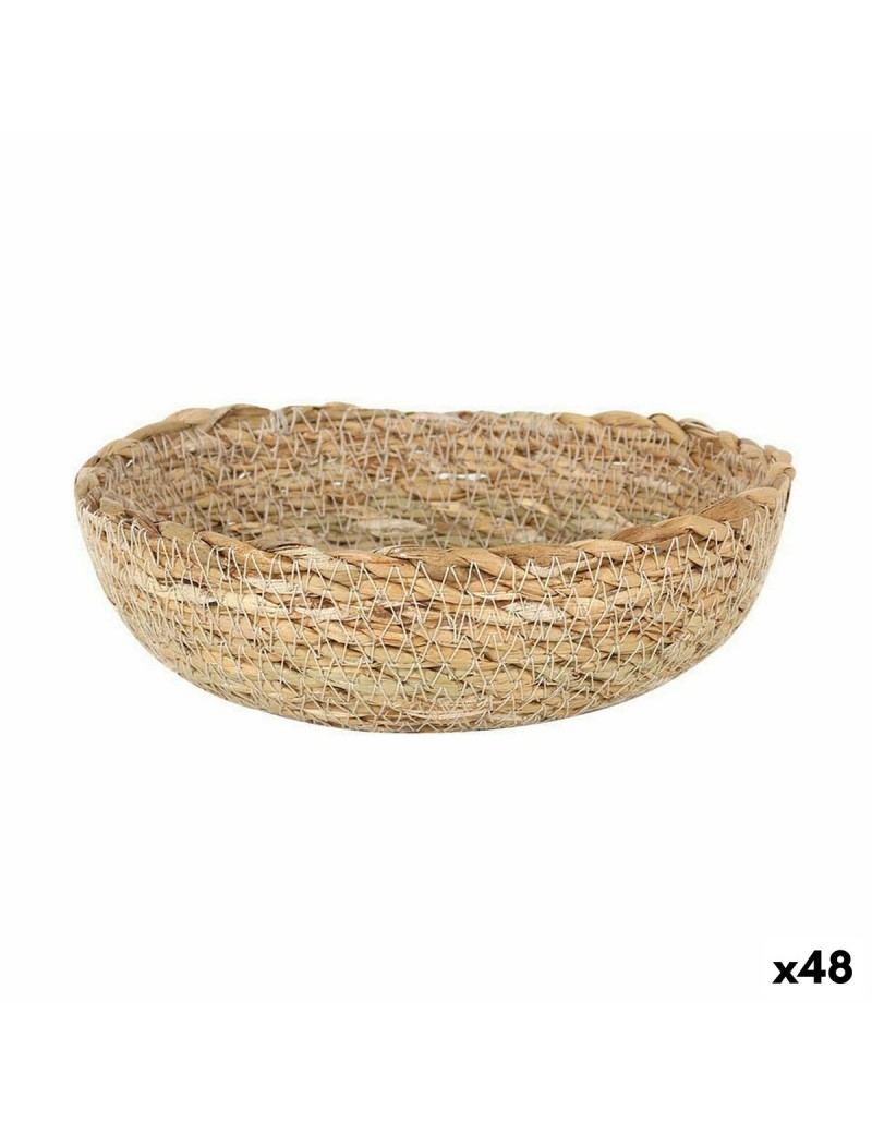 Multi-purpose basket Privilege Brown wicker 16 x 16 x 5,5 cm (48 Units)