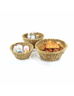 Panier Multi-usages Privilege Marron 30 x 30 x 13 cm osier (8 Unités)