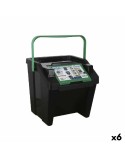 Poubelle recyclage Tontarelli Moda Vert Empilable 28 L (6 Unités)