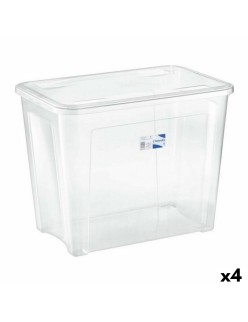 Caixa de Armazenagem com Tampa Combi Tontarelli 8035655000EAN 67 L 59 x 39 x 46 cm (4 Unidades)