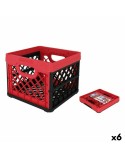 Mehrzweckbox Tontarelli Rot karriert 33,5 x 33, x 27,9 cm (6 Stück)