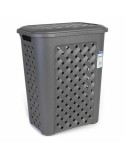 Laundry basket Tontarelli Arianna 30 L Graphite 37,5 x 27,5 x 47 cm (6 Units)