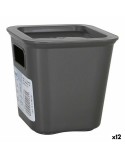 Scatola portaoggetti Tontarelli Bella Grigio 11,4 x 11,4 x 11,2 cm (12 Unità)
