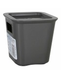 Scatola portaoggetti Tontarelli Bella Grigio 11,4 x 11,4 x 11,2 cm (12 Unità)