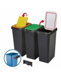 Recycling Waste Bin Tontarelli IN7309 (6 Units) (29,2 x 39,2 x 59,6 cm)