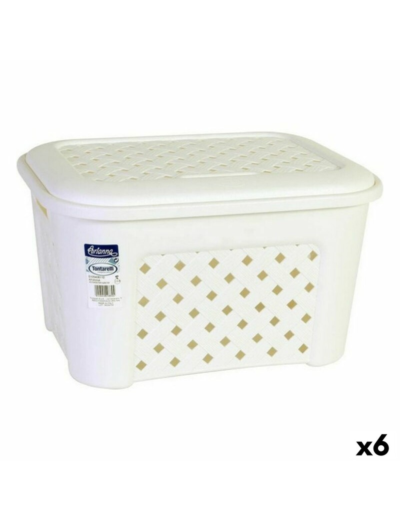 Laundry Basket Arianna Tontarelli TON827 (44 x 35 x 24 cm) 44 x 35 x 24 cm (6 Units)