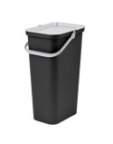 Secchio per Raccolta Differenziata Tontarelli Moda Bianco Nero 38 L (4 Unità)