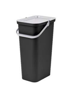 Secchio per Raccolta Differenziata Tontarelli Moda Bianco Nero 38 L (4 Unità)