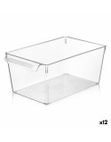 Scatola Multiuso Quttin Trasparente 20 x 32,5 x 14 cm (12 Unità)