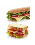Set de Bolsas Reutilizables para Alimentos Algon Portabocadillos 60 Piezas 16 x 30,5 cm (24 Unidades)