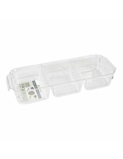 Bandeja Confortime Poliestireno 35 x 13 x 6 cm (12 Unidades) (35 x 13 x 6 cm)