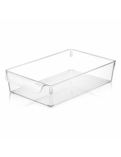 Scatola Multiuso Quttin Trasparente 20 x 32,5 x 7 cm (12 Unità)