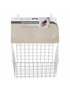 Cesta Multiusos Confortime Aluminio 7,5 x 12,5 x 24,5 cm (12 Unidades)