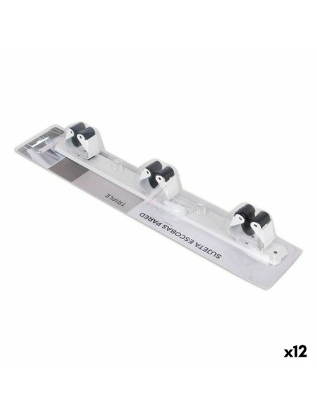 Soporte para Escobas de Pared Confortime 37 cm (12 Unidades)