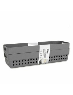 Multi-purpose basket Confortime 144888 24 x 7,5 x 7 cm (2 Pieces) (36 Units) (24 x 7,5 x 5 cm)