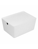 Stackable Organising Box Confortime With lid 35 x 26 x 16 cm (6 Units)